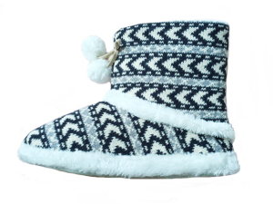 Child′s Warm Soft Kitted Snow Boots for Winter Indoor